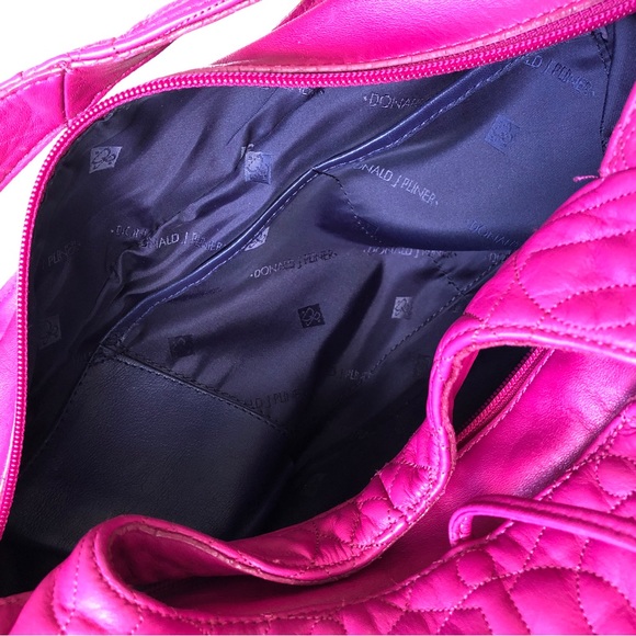 Donald Pliner Quilted Leather Handbag - Picture 9 of 15